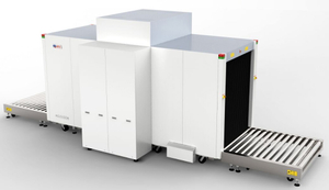 Scanner de inspeção de carga de raio-x Dual View com dois geradores para digitalização de segurança de carga de paletes de aeroporto