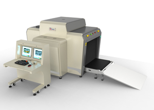 Scanner de bagagem e bagagem de raio X Dual View para uso em aeroporto e logística 2 geradores HT10080D